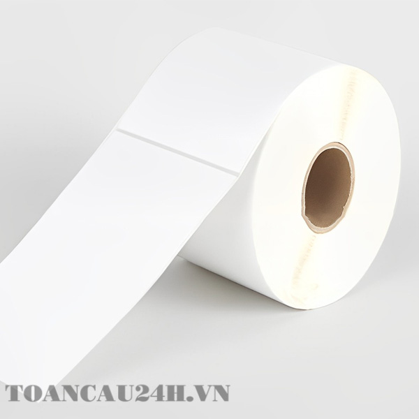 Cuộn tem nhãn giấy in nhiệt 1 tem 102x152mm, 50m
